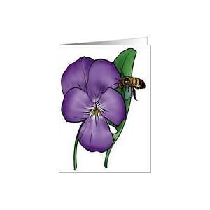 Violet   Illinois State Flower Card Health & Personal 
