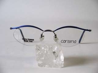 Very light half rimless 100% Titanium eyeglasses /E8  