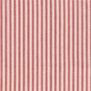  SWATCH   Vintage Red Ticking Fabric by New Arrivals Inc 