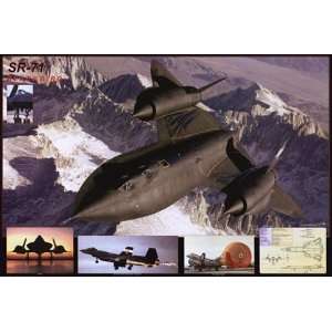  Airplane Blackbird Sr 71 by Unknown 36x24 Toys & Games