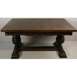 Vintage French Country Oak Refectory Table Pub