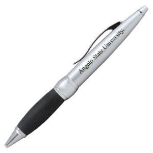  NCAA Angelo State Rams Brushed Silver Twist Ballpoint Pen 