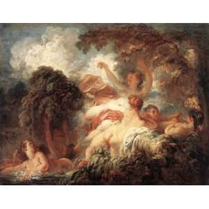    6 x 4 Greeting Card Fragonard The Bathers