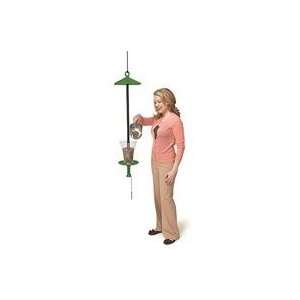  THE EFFORT LESS BIRDFEEDER HANG UP, Color BLACK/GREEN 