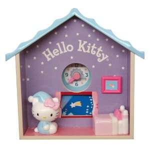  Hello Kitty Moving Disk Mini House Clock