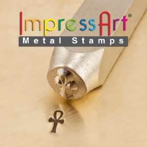  ImpressArt  6mm, Ankh Cross Design Stamp
