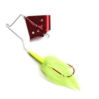 Cavitron Buzzbait ~ Chartreuse/Gold Blade. Available sizes 1/4, 3/8 