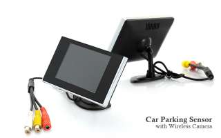   Monitor,4 Car Parking Sensor with Wireless Nightvisio Camera  