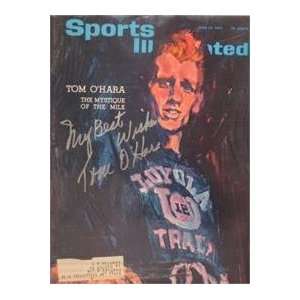  Tom OHara autographed Sports Illustrated Magazine (Track 