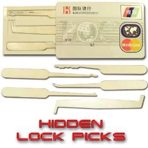 Lock Pick Set Credit Card Style