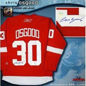  Chris Osgood Detroit Red Wings Red Reebok Premier Jersey 