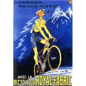 Bicyclette Royal Fabric by Anonyme. Size 20 inches width by 28 inches 
