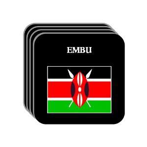Kenya   EMBU Set of 4 Mini Mousepad Coasters