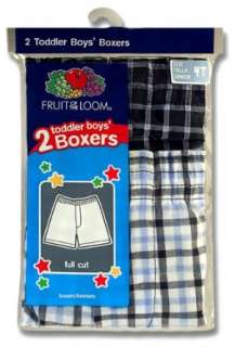  Fruit of the Loom Boys 2 7 Toddler Woven Boxer 2 Pack 