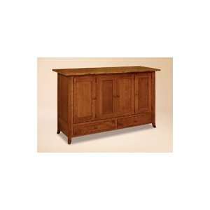 Amish Shaker Hill Leaf Storage Cabinet 