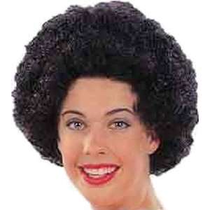  Bushy Curly Fro Black Afro Deluxe Clown Wig Office 