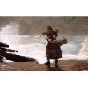   Winslow Homer   32 x 20 inches   The Gale 