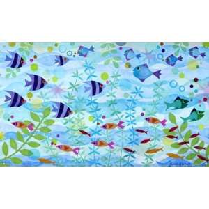  Oopsy Daisy   Friendly Fish Party Mural Banner Baby