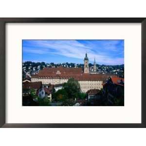  Convent with Cathedral and Library in Foreground, St. Gallen 