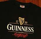 Guinness Beer Irish Stout Ale Dublin T Shirt 2XL  