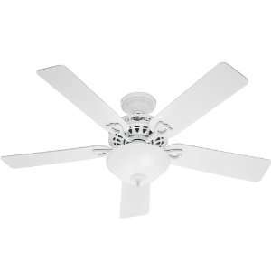 Hunter Fan 22461 Core Ceiling Fans 52 Inch White with 5 White Light 