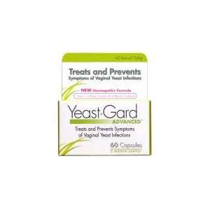  Yeast Gard Advanced Homeopathic Capsules   60 ct 