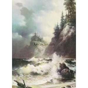  Stormy Cove Poster Print
