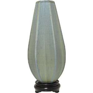    Bickett Tobin Navajo Blue Green Lotus Table Lamp