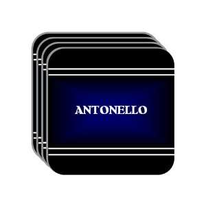  Personal Name Gift   ANTONELLO Set of 4 Mini Mousepad 