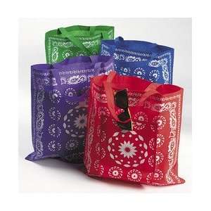  Folding Bandanna Print Tote (4 totes) [Toy] Everything 