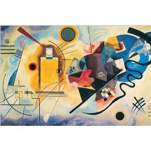  Canvas by Vassily Kandinsky, Gelb, Rot, Blau, 36 in X 24 