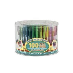  100 Geli Stix Gel Pens Classpack