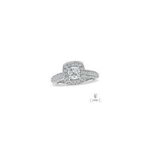   Ring in 14K White Gold Vera Wang LOVE Collection 2 CT. T.W. vera wang