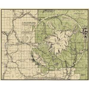  MOUNT BAKER WASHINGTON (WA/SKAGIT COUNTY) MAP 1912
