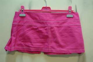 Pink sexy Miniskirt with front zipper. Minifalda  