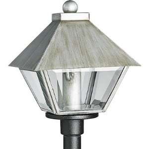   Silver Tapered Closed Top Path Light without Arm