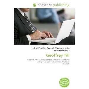  Geoffrey Till (9786132735911) Books