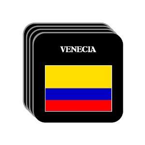  Colombia   VENECIA Set of 4 Mini Mousepad Coasters 