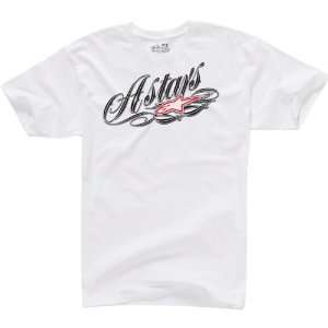 Alpinestars Habit Mens Short Sleeve Casual Wear T Shirt/Tee   White 