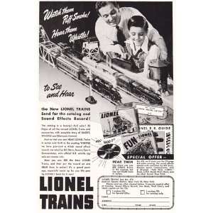  Print Ad 1947 Lionel Trains Lionel Trains Books