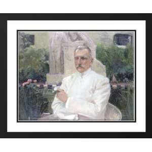   , Joaquin 36x28 Framed and Double Matted Retrato de D. Amalio Gimeno