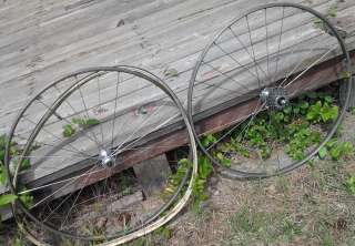 Vintage Campagnolo Victory Strada Rim Record Hub Wheel Set Tubular w 
