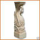 36H Hand Carved Birch Wood Swan Base Mantel Corbel. CB9020