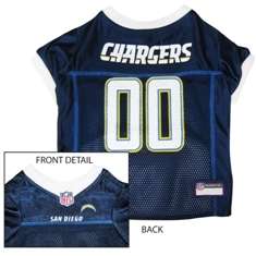 NEW SAN DIEGO CHARGERS PET DOG NFL FOOTBALL JERSEY ALL SIZES  