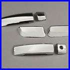 Chrome Door Handle Cover 4DR no Passenger Key w/ Rear Paddle Handle