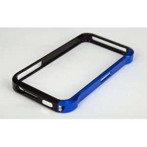    Blue Aluminum Bumper Case for Apple iPhone 4/4S Electronics