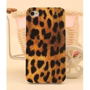  Hard Leopard Print Case for Apple Iphone 4, 4s (At&t 