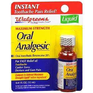    Oral Analgesic Liquid, .41 oz