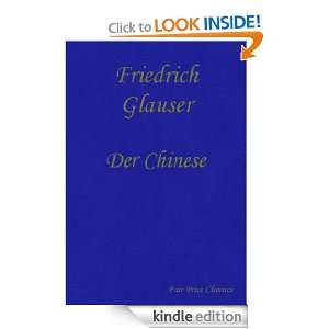 Der Chinese (Wachtmeister Studer) (German Edition) Friedrich Glauser 