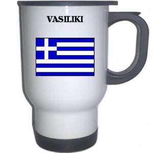  Greece   VASILIKI White Stainless Steel Mug Everything 